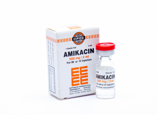 AMIKACIN 500MG INJ IM/IV 2ML TU
