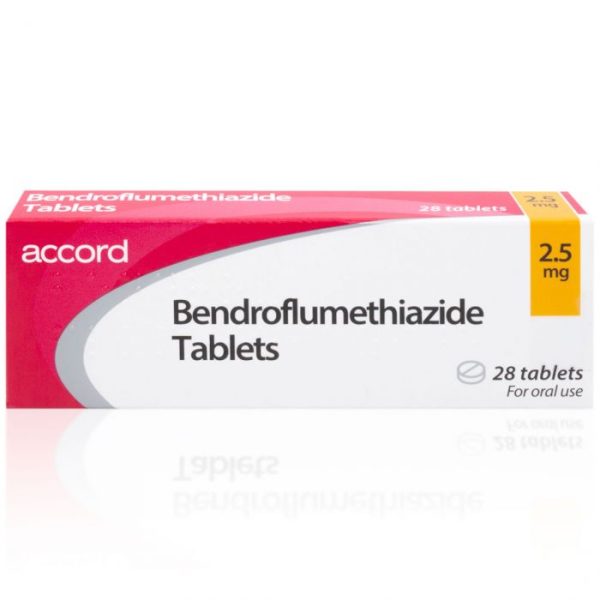BENDROFLUMETHIAZIDE 2.5MG (UK)