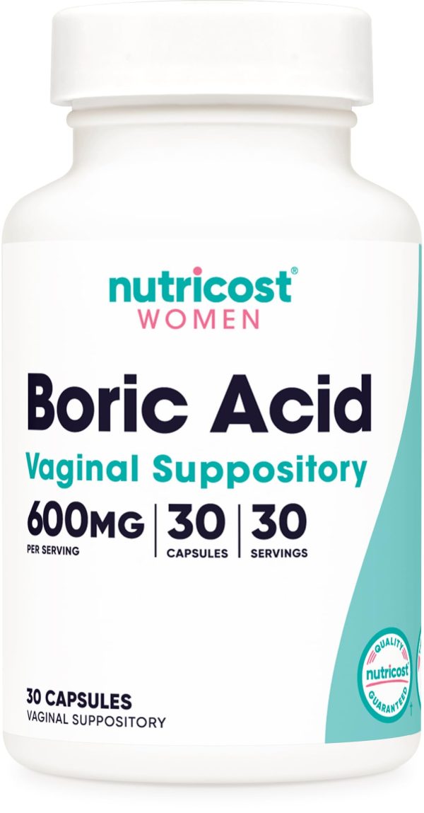 BORIC ACID 600MG VAGINAL SUPPOS