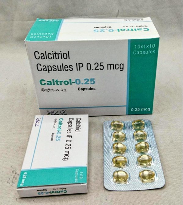 CALCITRIOL  0.25MCG CAPS 30'S -