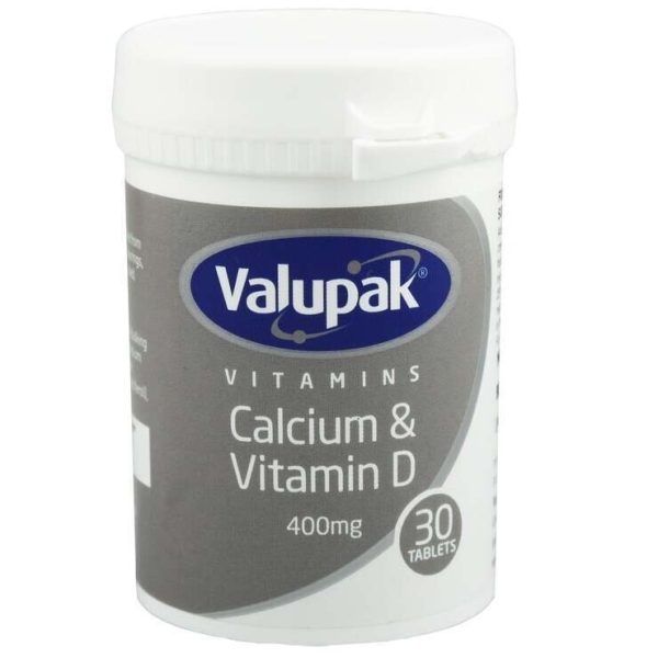 CALCIUM+VIT D TABS 400MG 30'S -