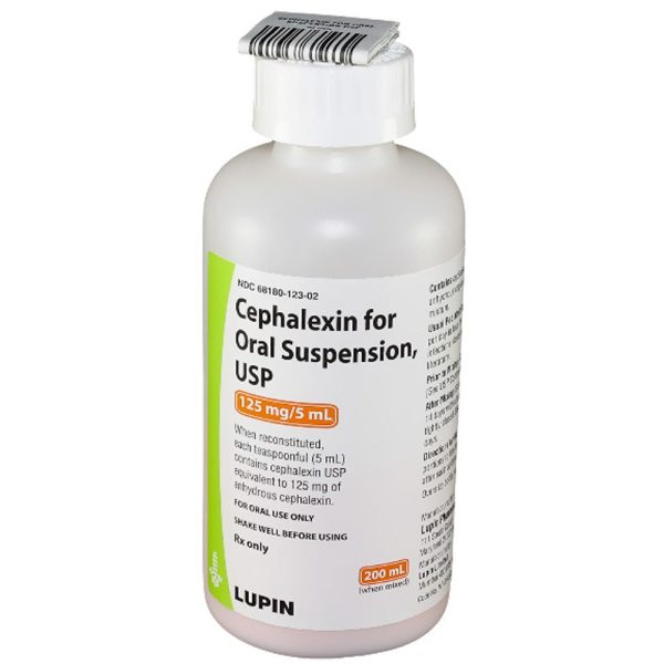 CEPHALEXIN SYRUP 125/5ML