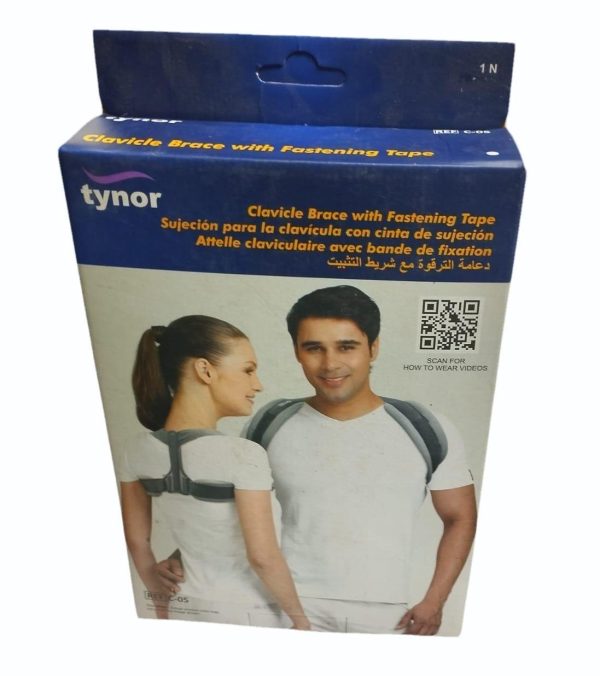 CLAVICLE BRACE WITH FASTENING T