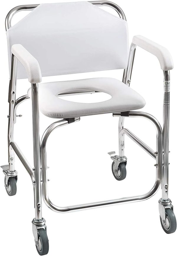 COMMODE CHAIR (WITH WHEELS)