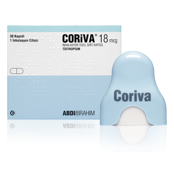 CORIVA 18MCG CAPS 30'S - (TIOTR