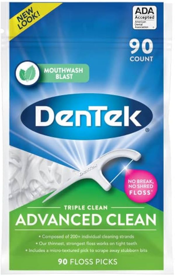 DENTEK TRIPPLE CLEAN FLOSS PICK