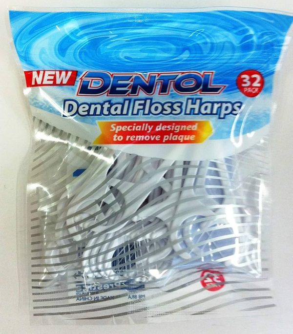 DENTOL DENTAL FLOSS HARPS 32'S