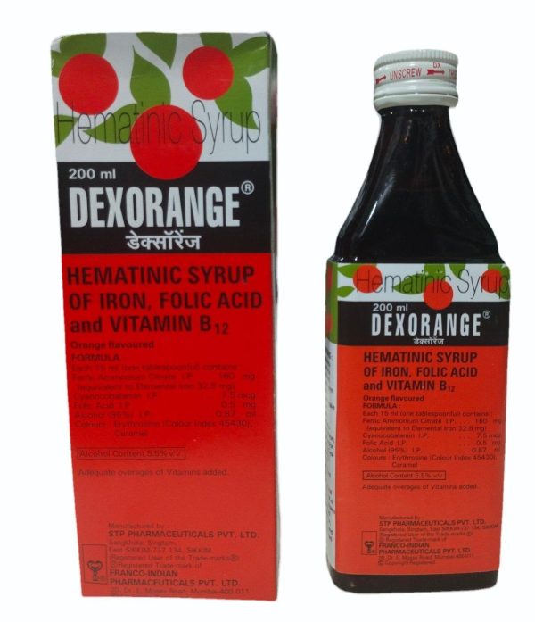 DEXORANGE HEMATINIC SYRUP 200ML
